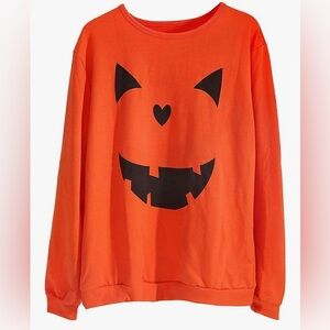 Orange Halloween Long sleeve/Sweatshirt